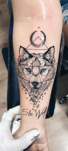 Tatuagem lobo 💙