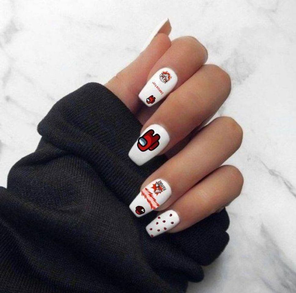 Fashion nails de among us💅