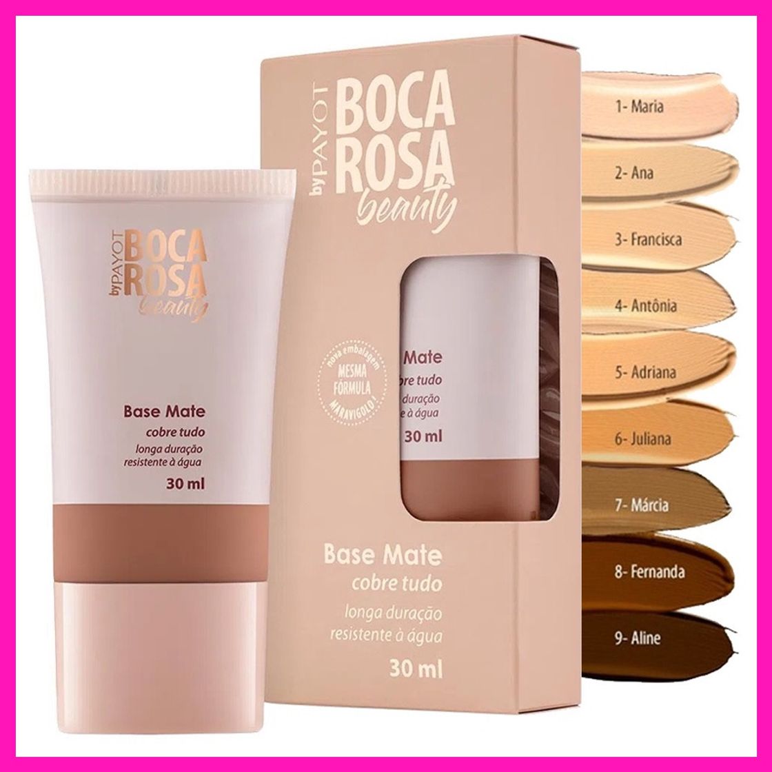 Fashion Boca rosa base líquida Marte perfect 