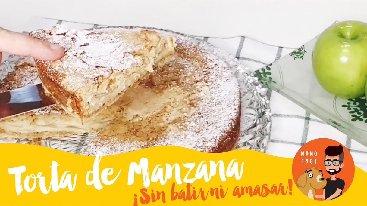 Moda La Más Fácil, Rápida y Económica TORTA DE MANZANA. Sin Batir