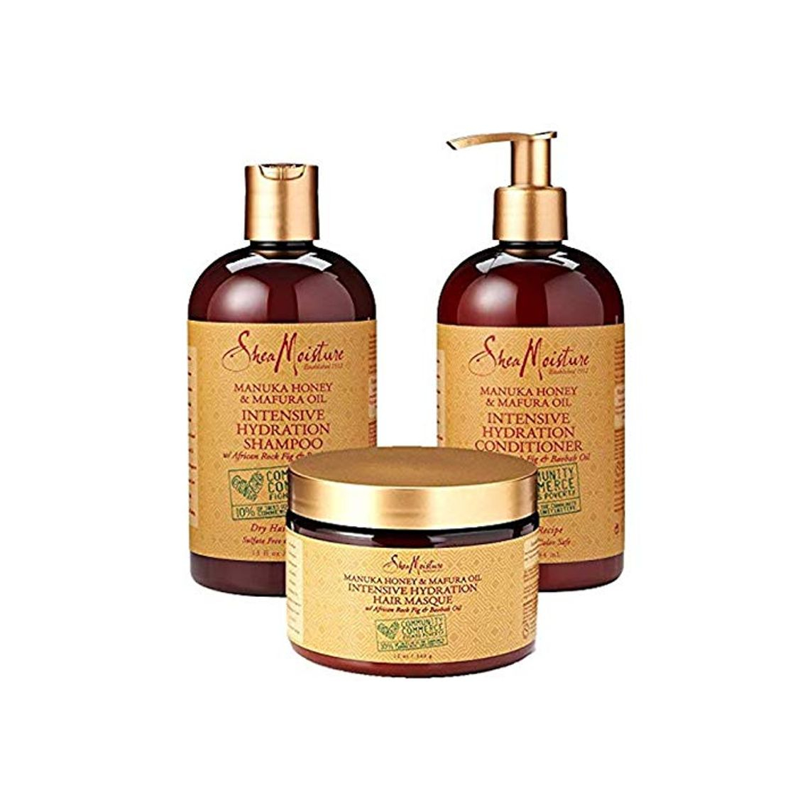 Social Shea Moisture Manuka Honey & Mafura Oil Intensive Hydration Combination Set