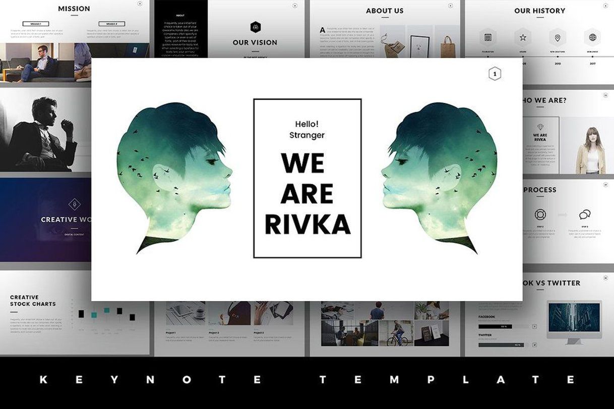 Fashion Rivka Minimalista Plantilla PowerPoint