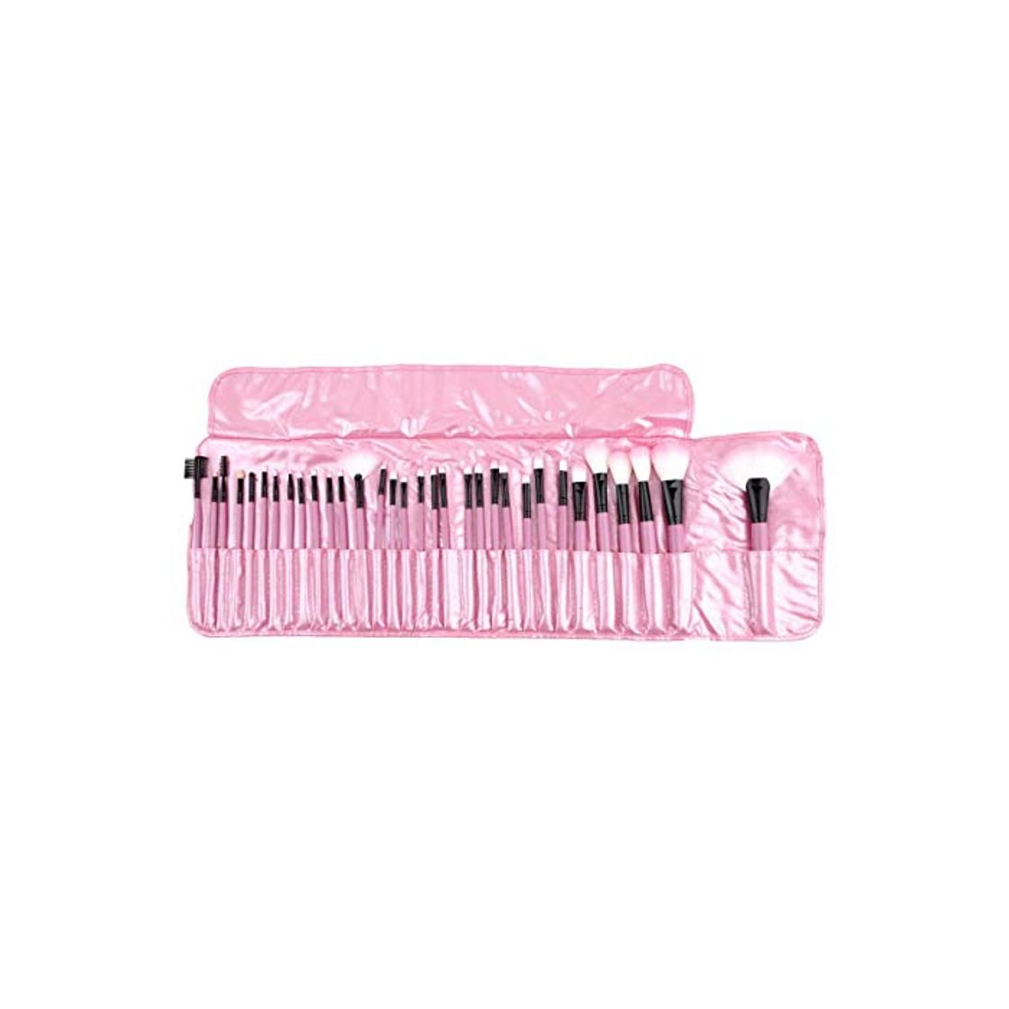 Social MXECO Woman's Pink 32 piezas de maquillaje Pincel Maquiagem Professional Superior suave