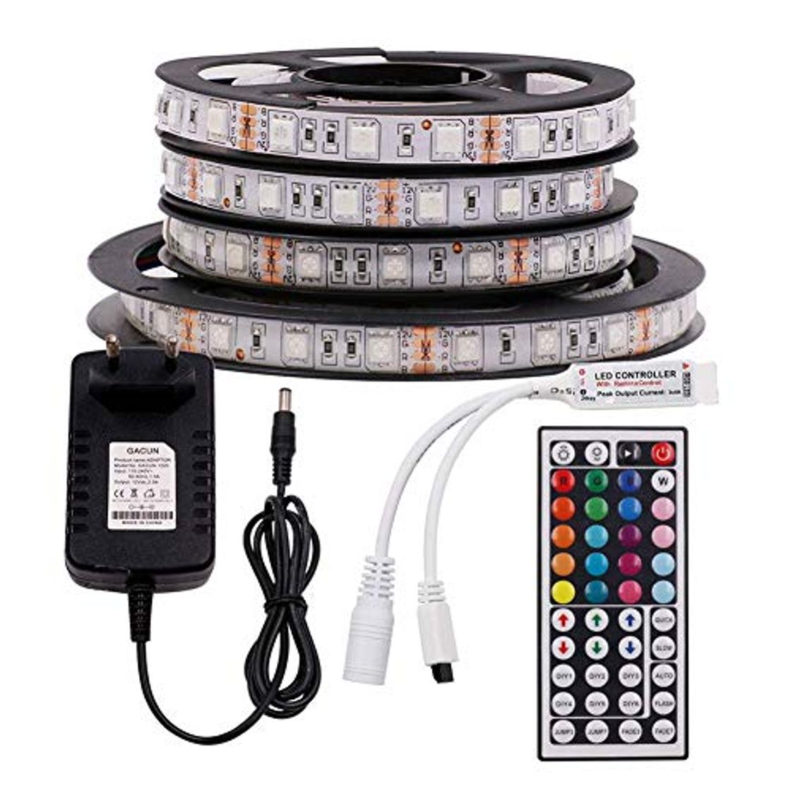 Lugares XUNATA 12V Tiras LED RGB 5050 SMD 300 LEDs Para TV Tira