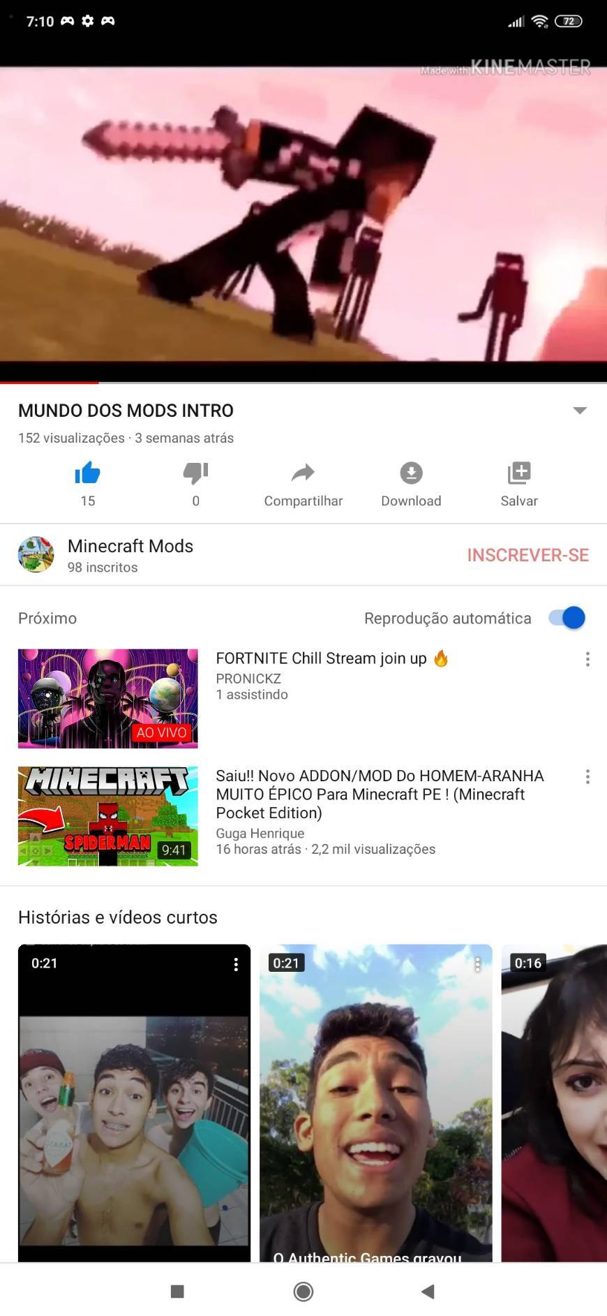 Fashion Video de Minecraft uma intro