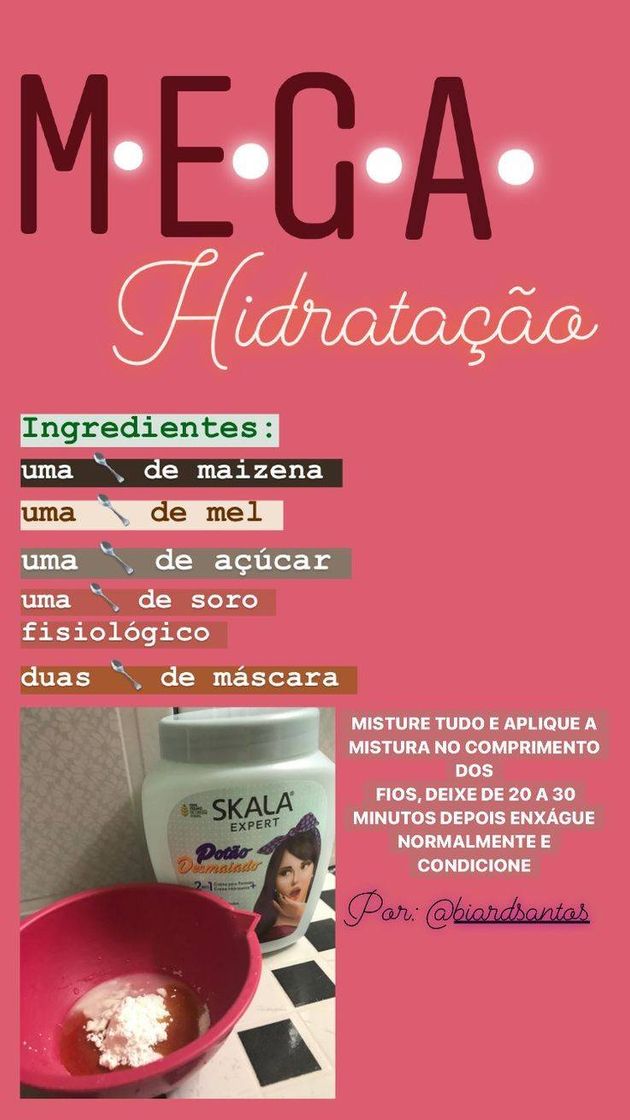 Social Receitas pro cabelo