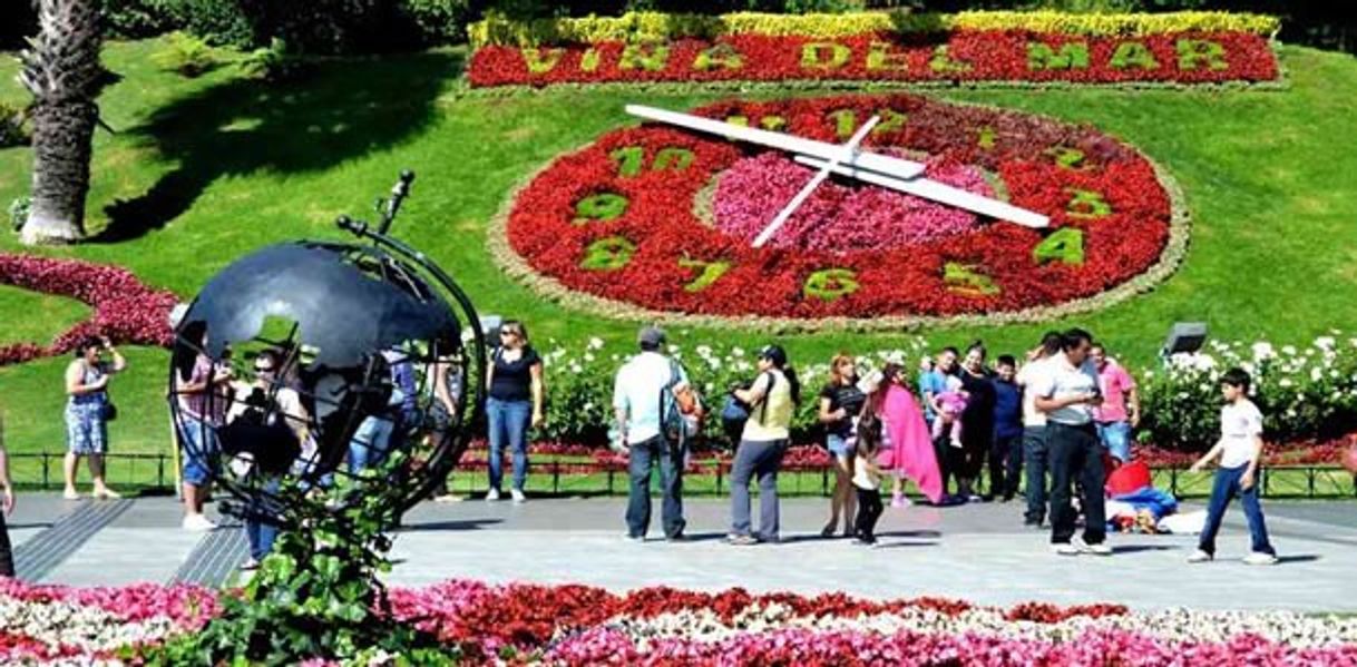 Place Reloj de flores