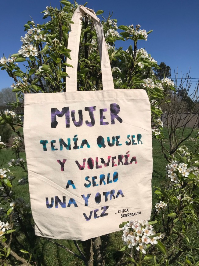 Moda Totebag algodón ecológico canción Maialen Chica Sobresalto