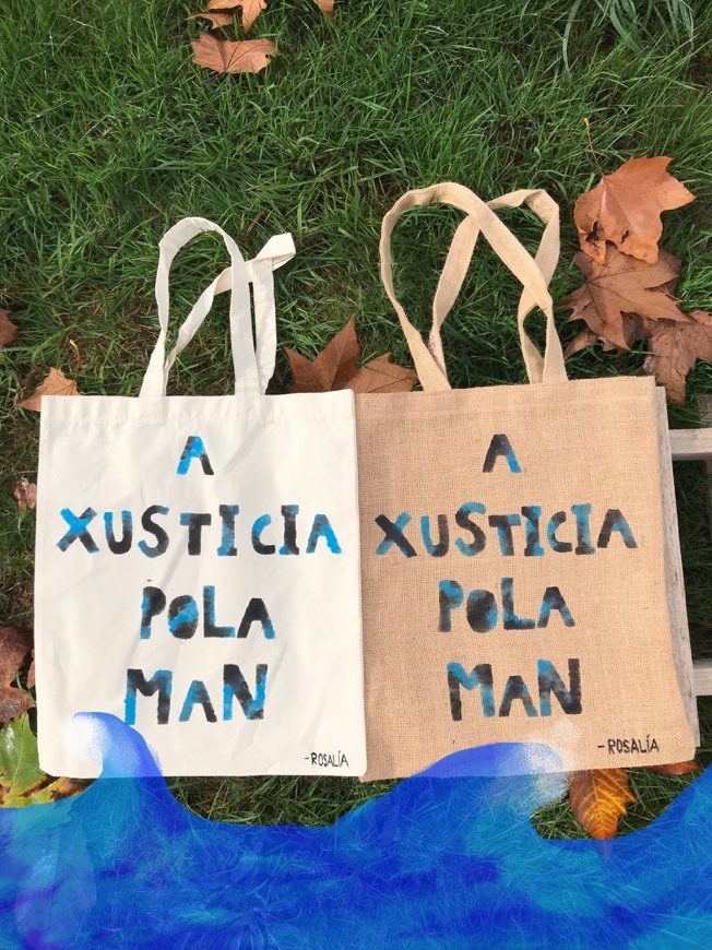 Fashion Totebags “A xusticia pola man” Rosalía de Castro 