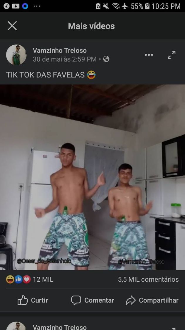 Moda tik tok na favela😂