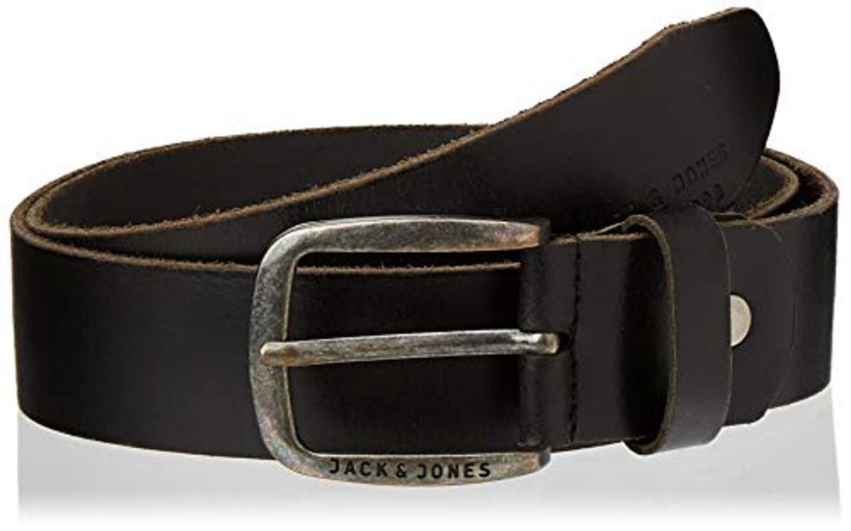 Product JACK & JONES JJIPAUL JJLEATHER BELT NOOS, Cinturón Hombre, Negro