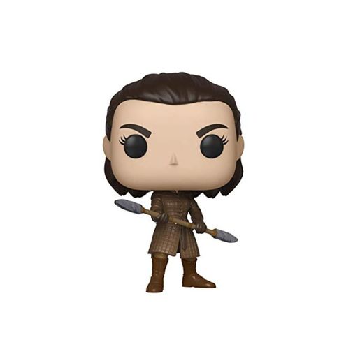 Funko Pop TV: Game of Thrones-Arya w/Two Headed Spear Figura Coleccionable, Multicolor