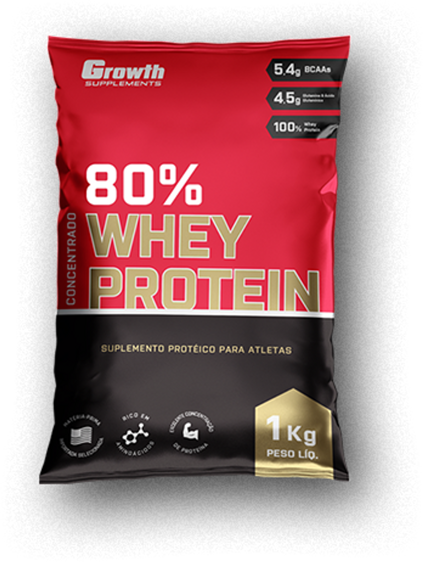 Fashion Whey Protein Concentrado (1kg): ganhe massa com a Growth