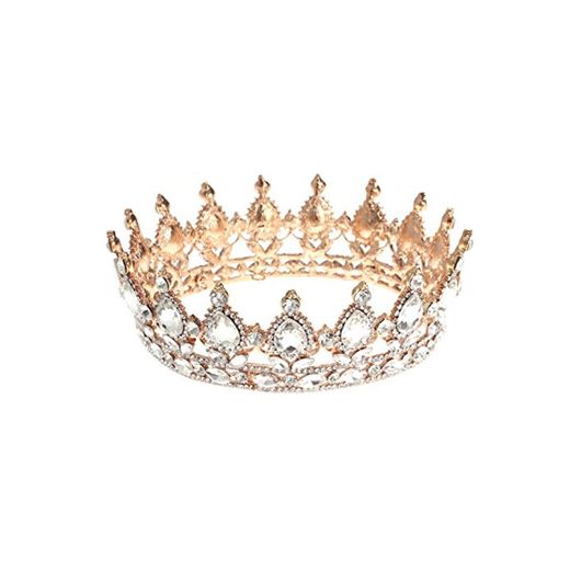 Frcolor Vintage Tiara Crown