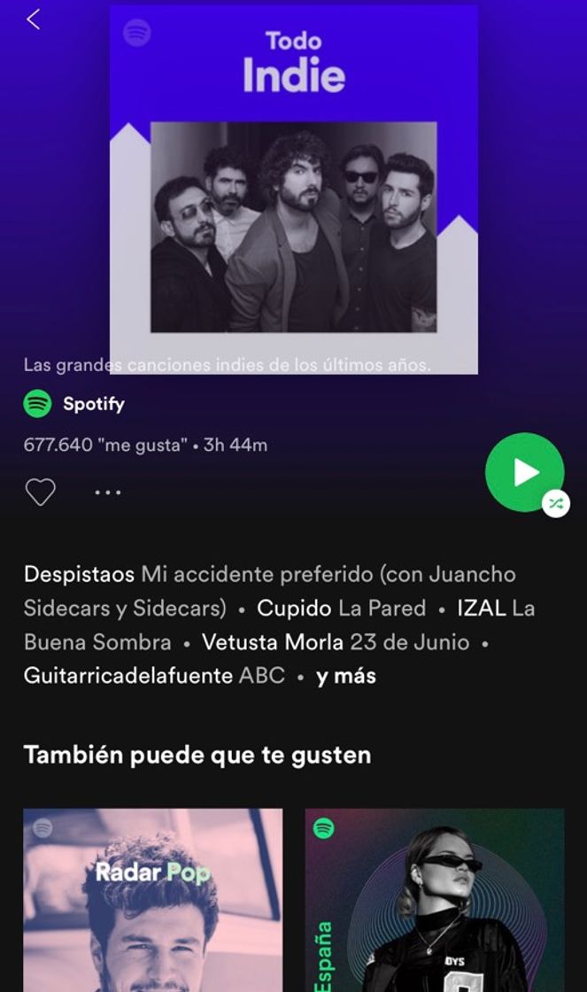 App Spotify: Music and Podcasts