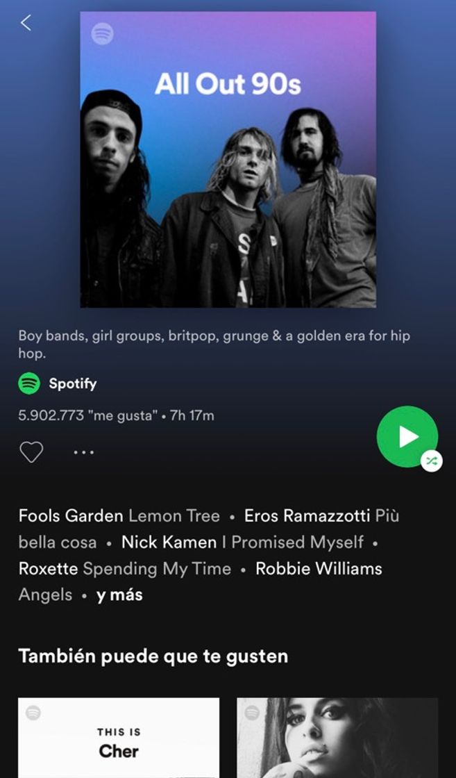 App Spotify: Music and Podcasts