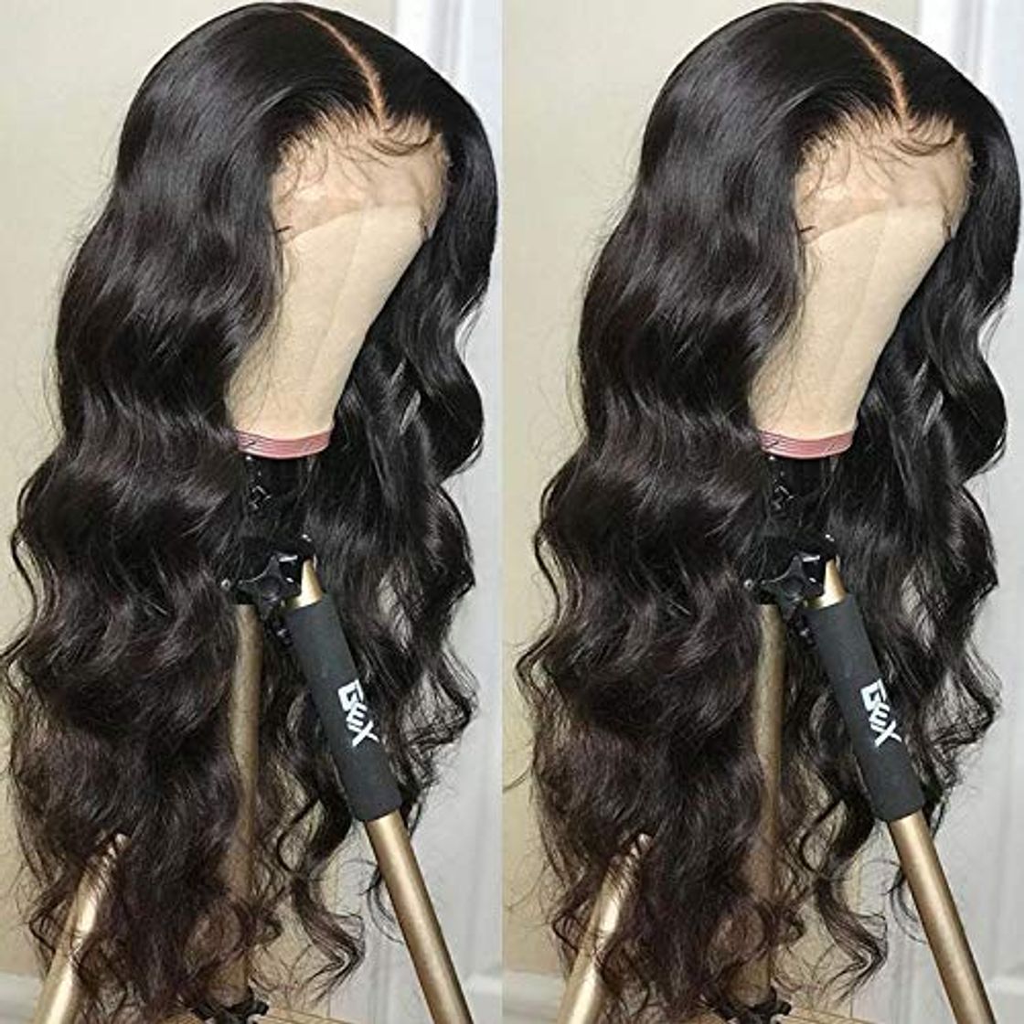 Productos Eayon 360 Lace Front Wigs Human Hair Pre Plucked Virgin Body Wave Human Hair Wigs with Baby Hair Brazilian Full 360 Lace Frontal Wig for Black Women Natural Color 130 Density 14 inch