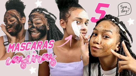 5 MÁSCARAS FACIAIS CASEIRAS! (nossa rotina skin care) feat ...