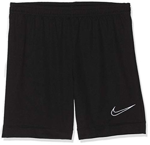 Nike Dri-FIT Academy Shorts Pantalones Cortos, Niños, Negro(Black/Black/White), M