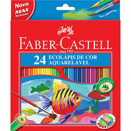Lápis de cor aquarelável da Fáber  Castel