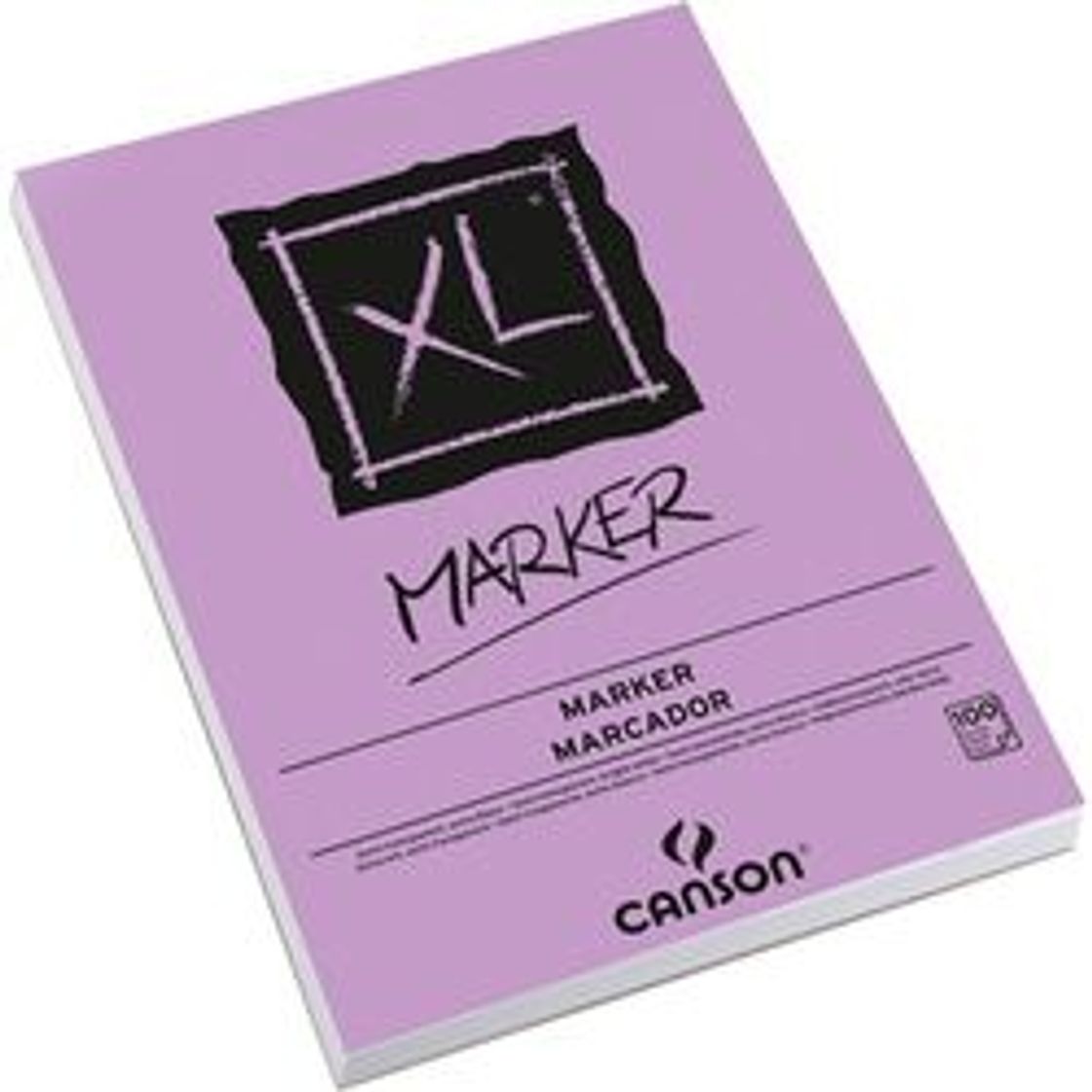 Fashion Bloco De Papel Canson Xl Marker 70g A4 Com 100 Folhas nas ...