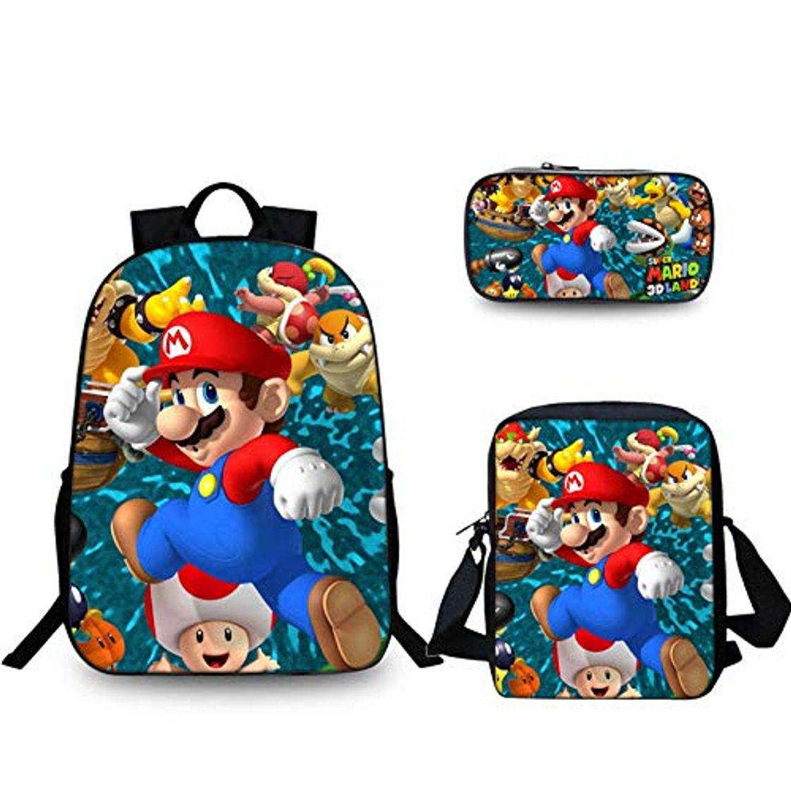 Producto GoodChild Mochila Escolar Niño Mario Printed Backpack 15