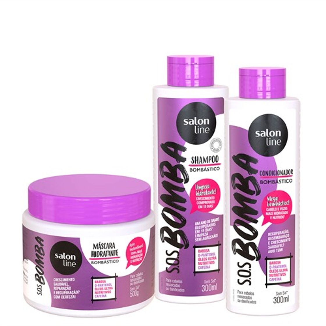 Productos Kit SOS Bomba Bombástico Shampoo e Condicionador 300ml