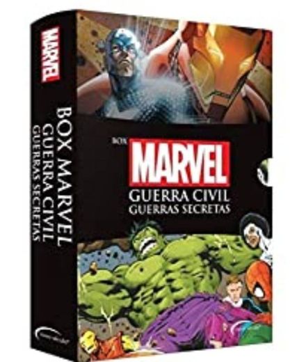 Box Marvel Guerra Civil + Guerras Secretas | R$39,90