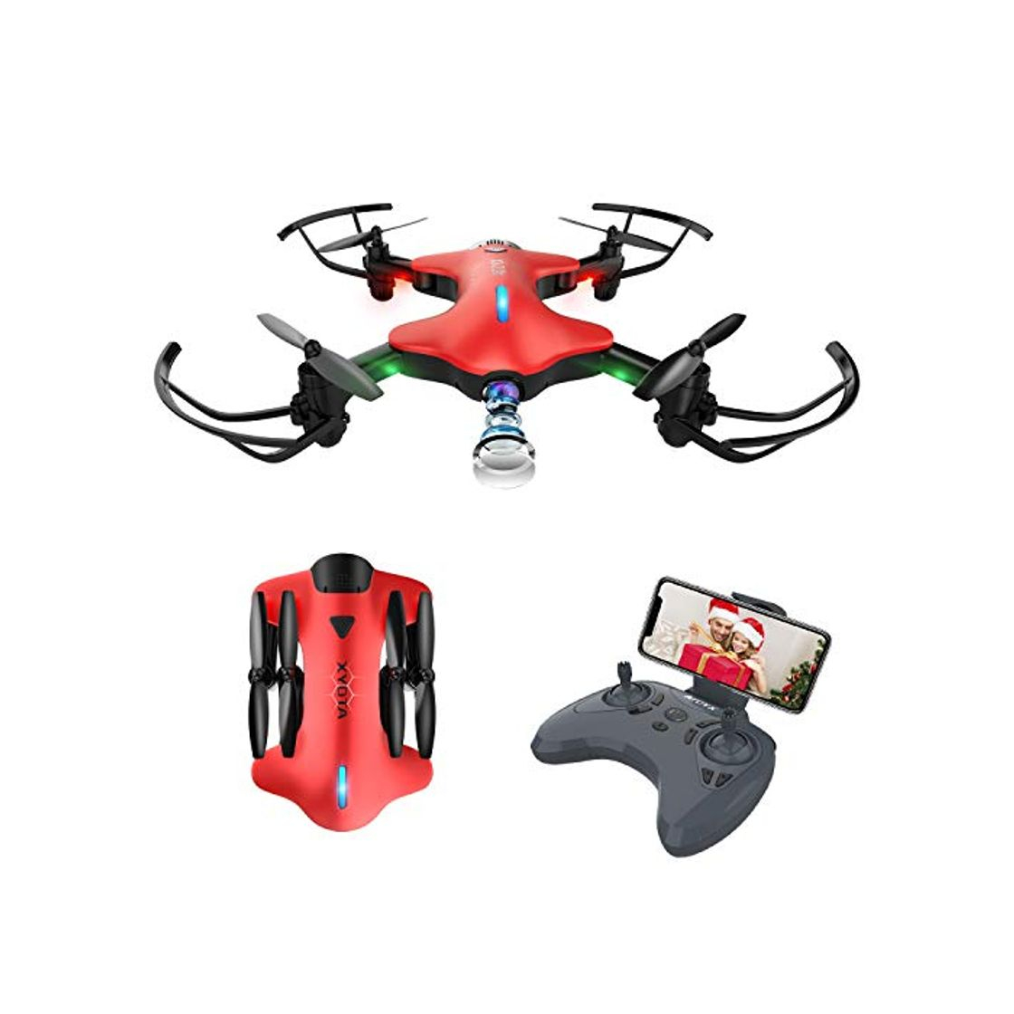 Product ATOYX Drone con Cámara 720P, Drone Plegable RC Quadcopter WiFi FPV en