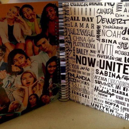 Quero muito esse caderno do Now United 😍😍😍