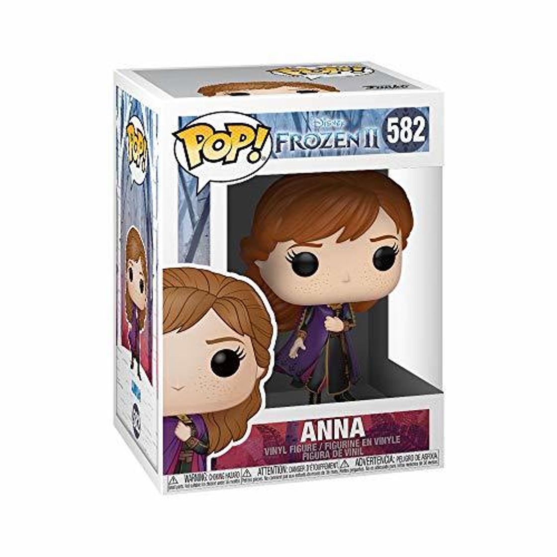 Social Funko- Pop Disney: Frozen 2-Anna Figura Coleccionable, Multicolor