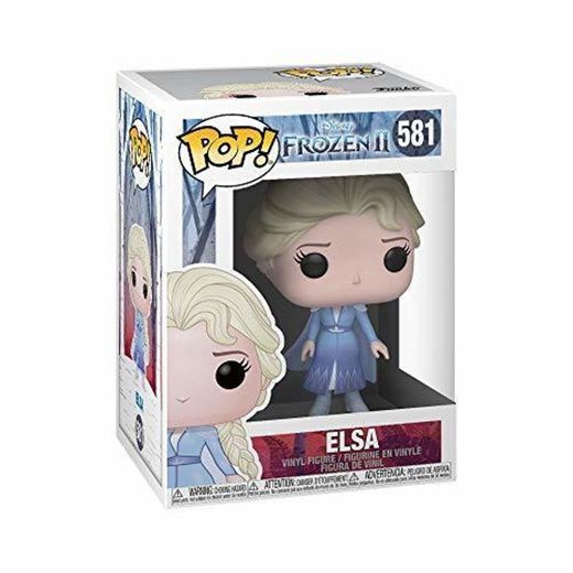 Funko- Pop Disney: Frozen 2-Elsa Figura Coleccionable, Multicolor