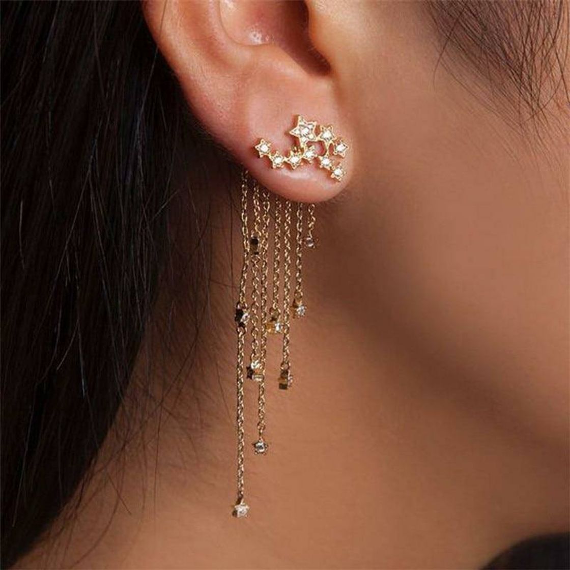 Social Aretes de estrellas