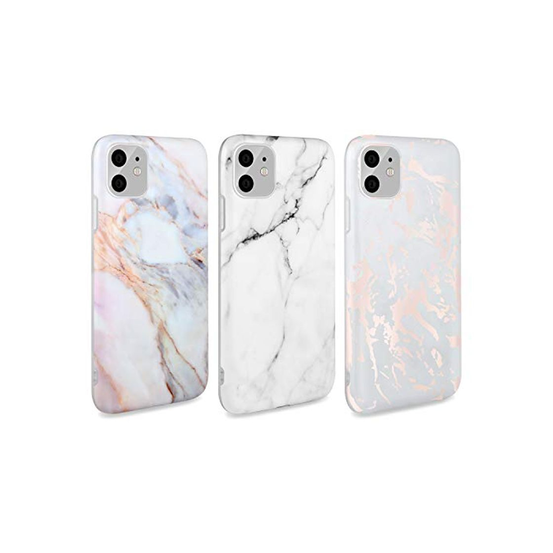 Product AROYI 3 x Funda para iPhone 11 Mármol Silicone Suave Carcasa