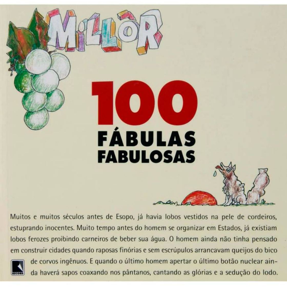 Moda Livro - 100 Fábulas Fabulosas - Millôr Fernandes | Pontofrio | 56505