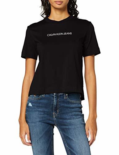 Product Calvin Klein Shrunken Institutional Logo tee Camiseta, Negro