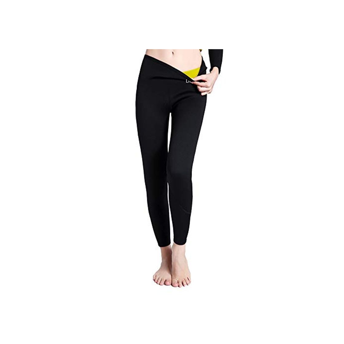 Product 3/4 Leggings Deportivos Calzas para Adelgazar Medias Femeninas Sudor y Sauna Pantalones