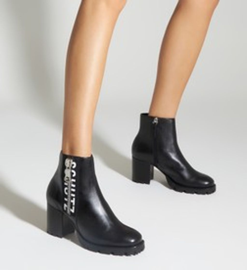 Fashion Ankle Boot Tratorada Logo Black 