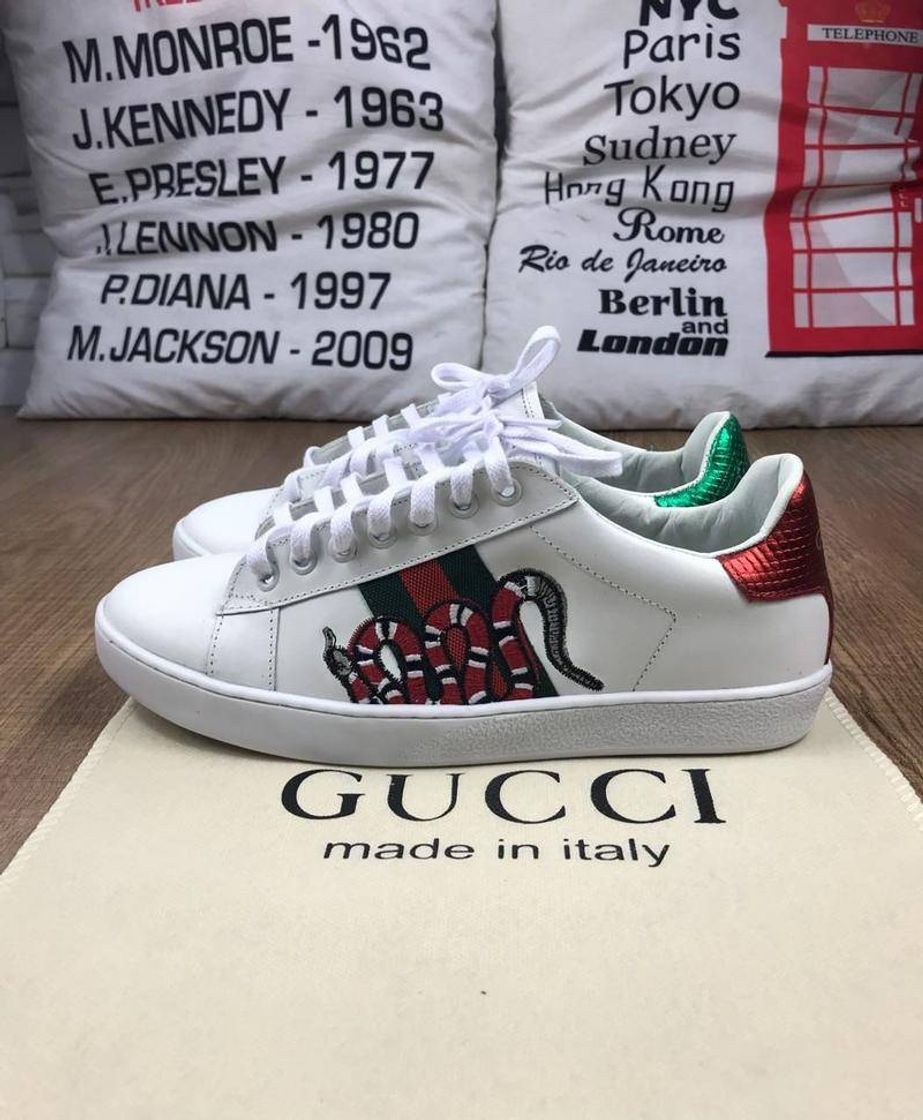 Moda Sapatênis Gucci branco