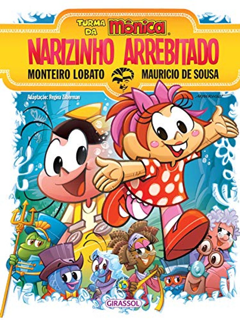 Books Turma da Mônica e Monteiro Lobato - Narizinho Arrebitado