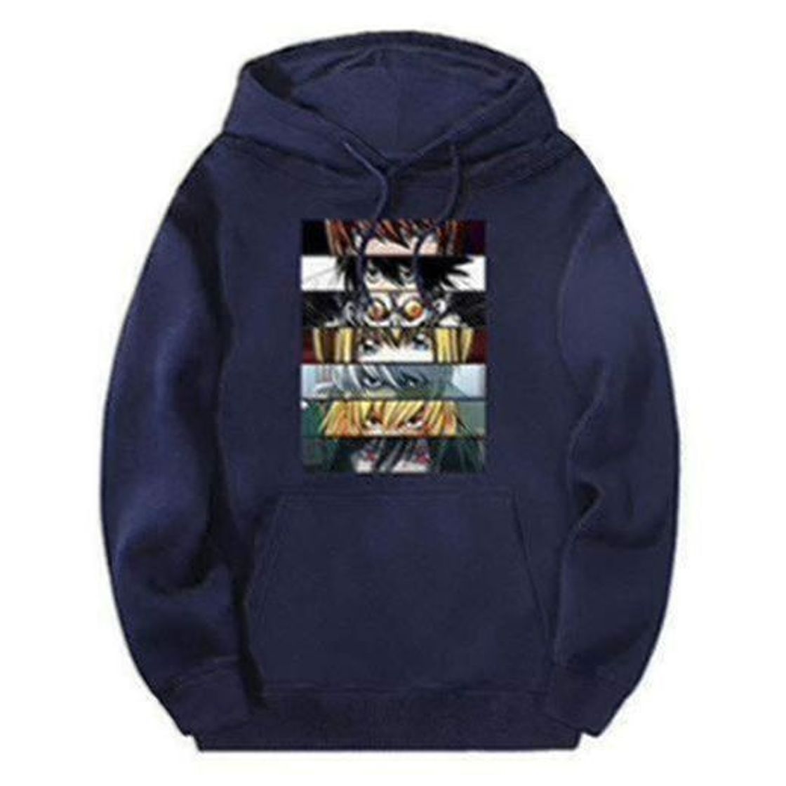 Fashion Death Note Hoodies Sudadera con Capucha de Lana para Hombre 2020 Jerseys de Lana de Invierno Ropa de Hip Hop Manga Completa Negro Moletom Masculino