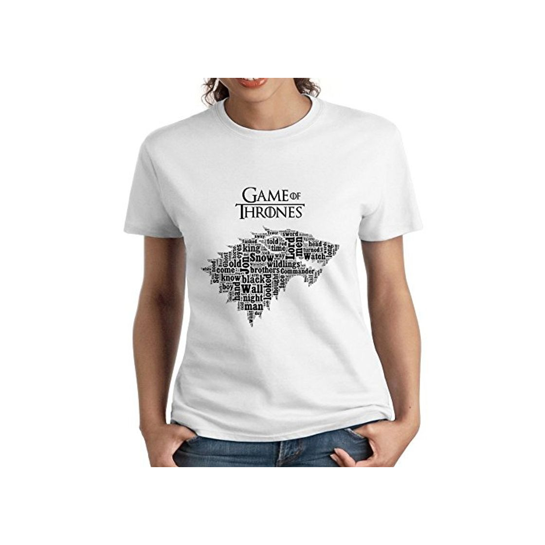 Products Game Of Thrones Playera con Logo House Stark para Mujer