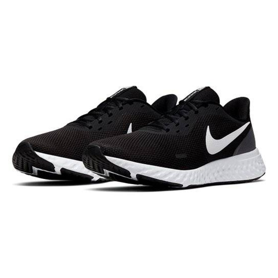 Fashion Tênis Nike Revolution 5 Masculino - Preto e Branco