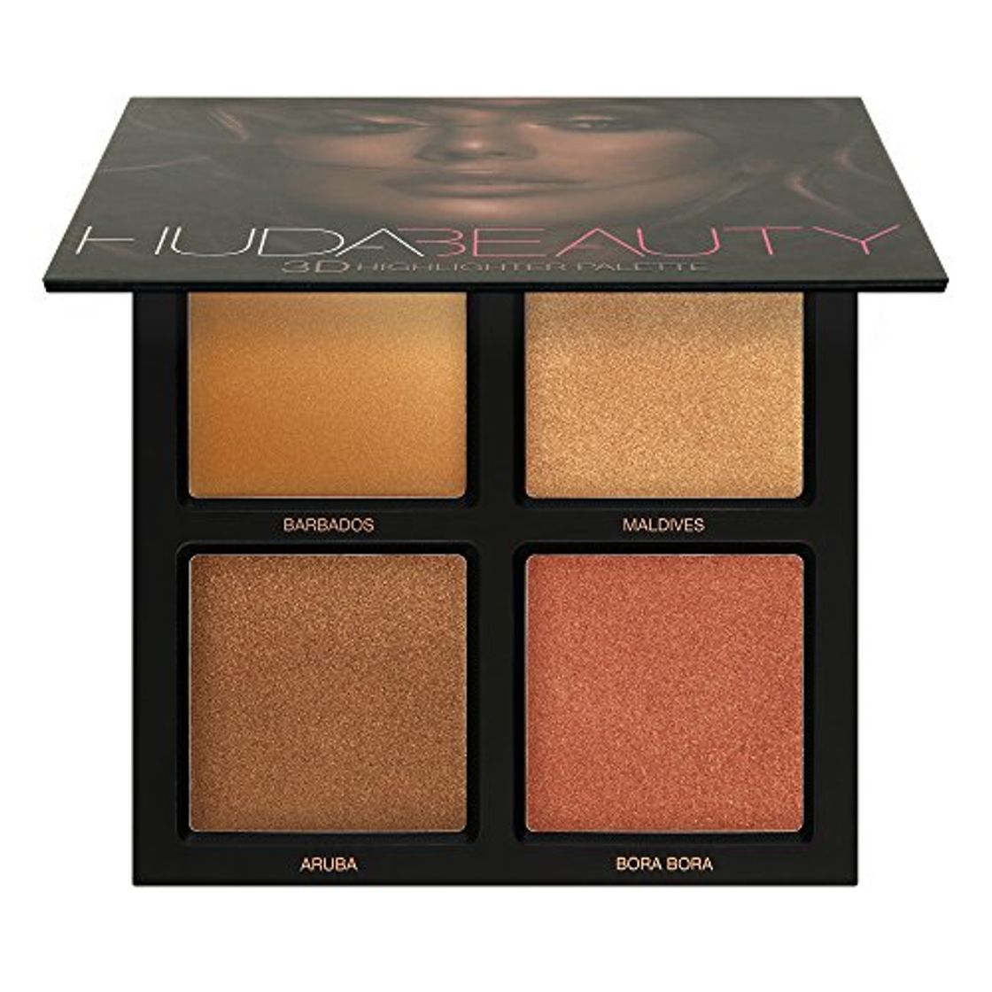 Social Huda Beauty 3D Highlighter Palette Bronze Sands Edition
