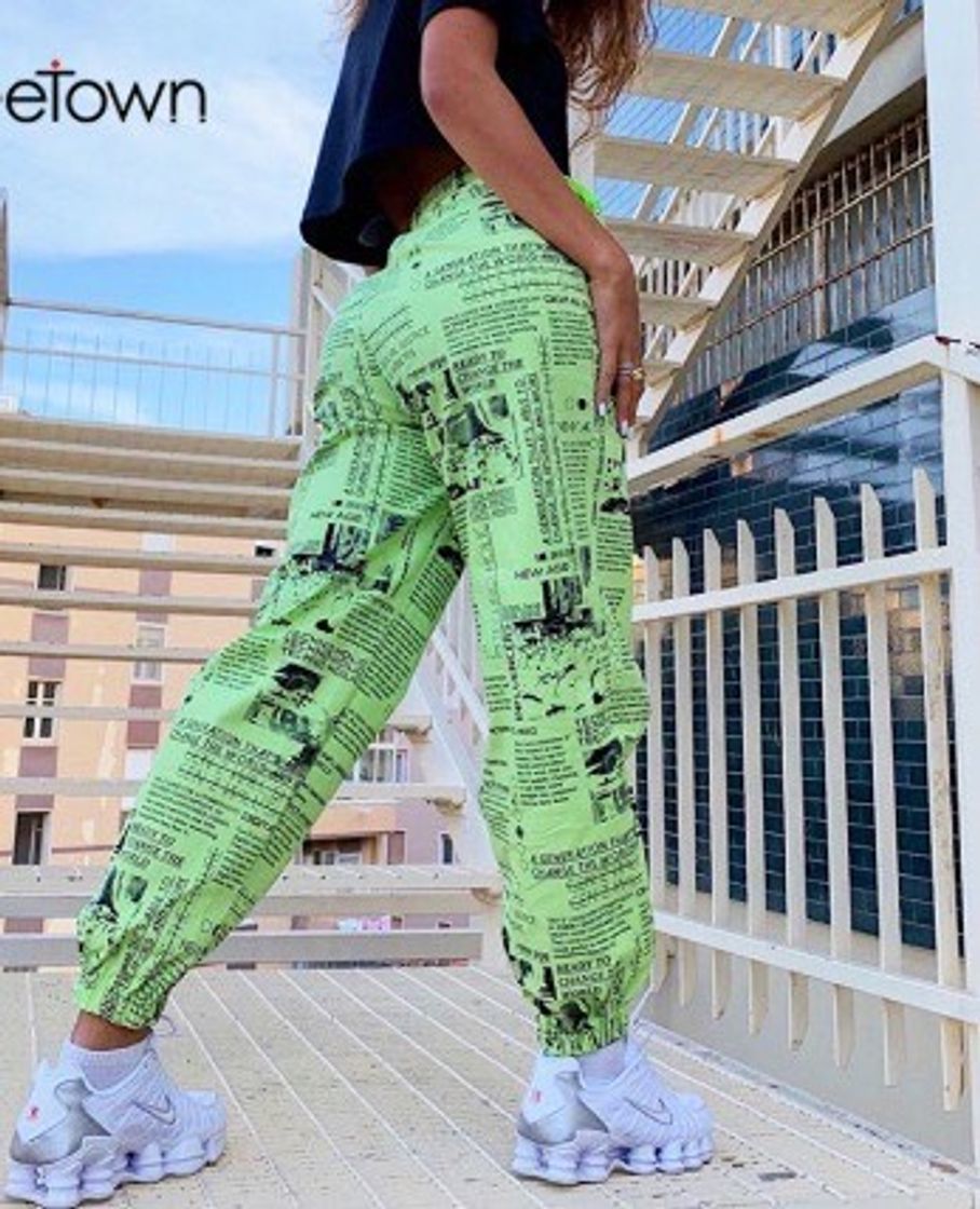 Fashion Pantalones verdes chachis