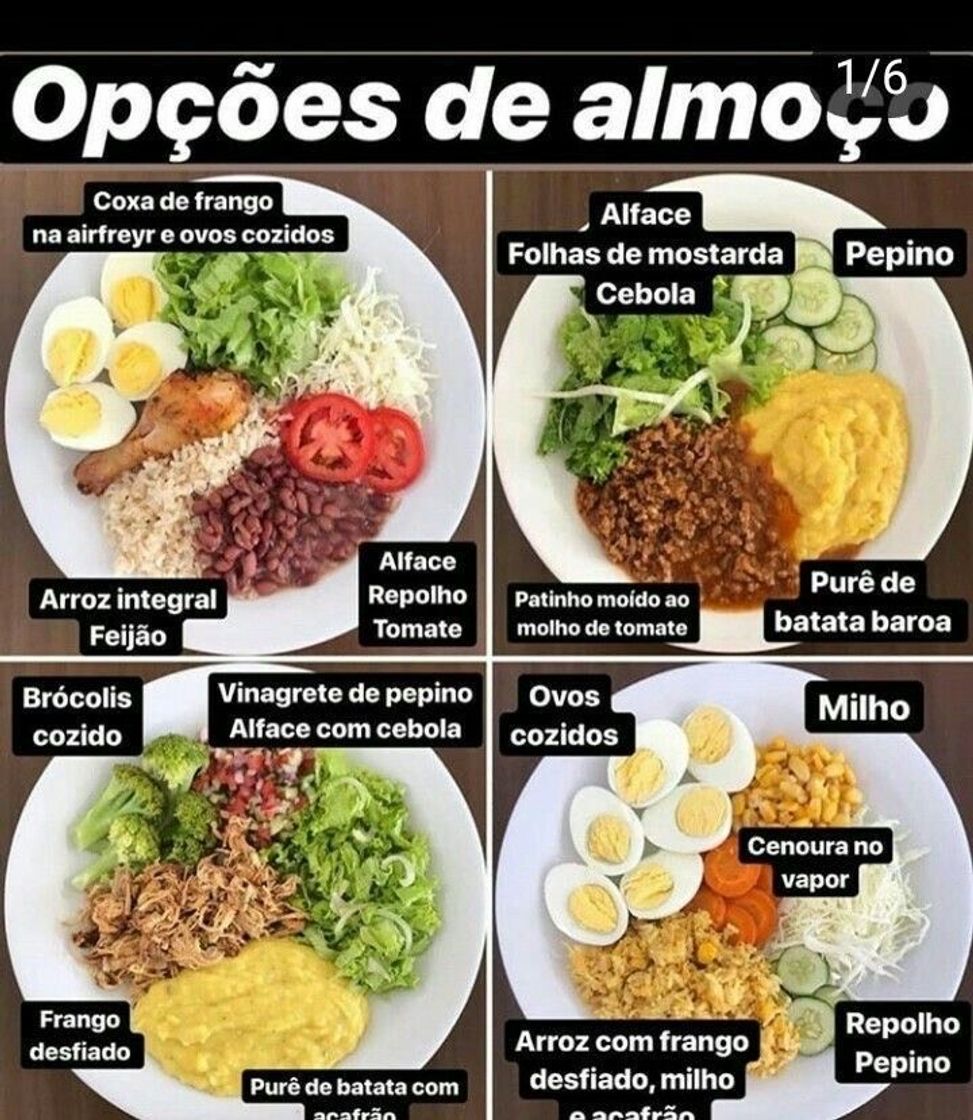 Fashion Opções de almoço 