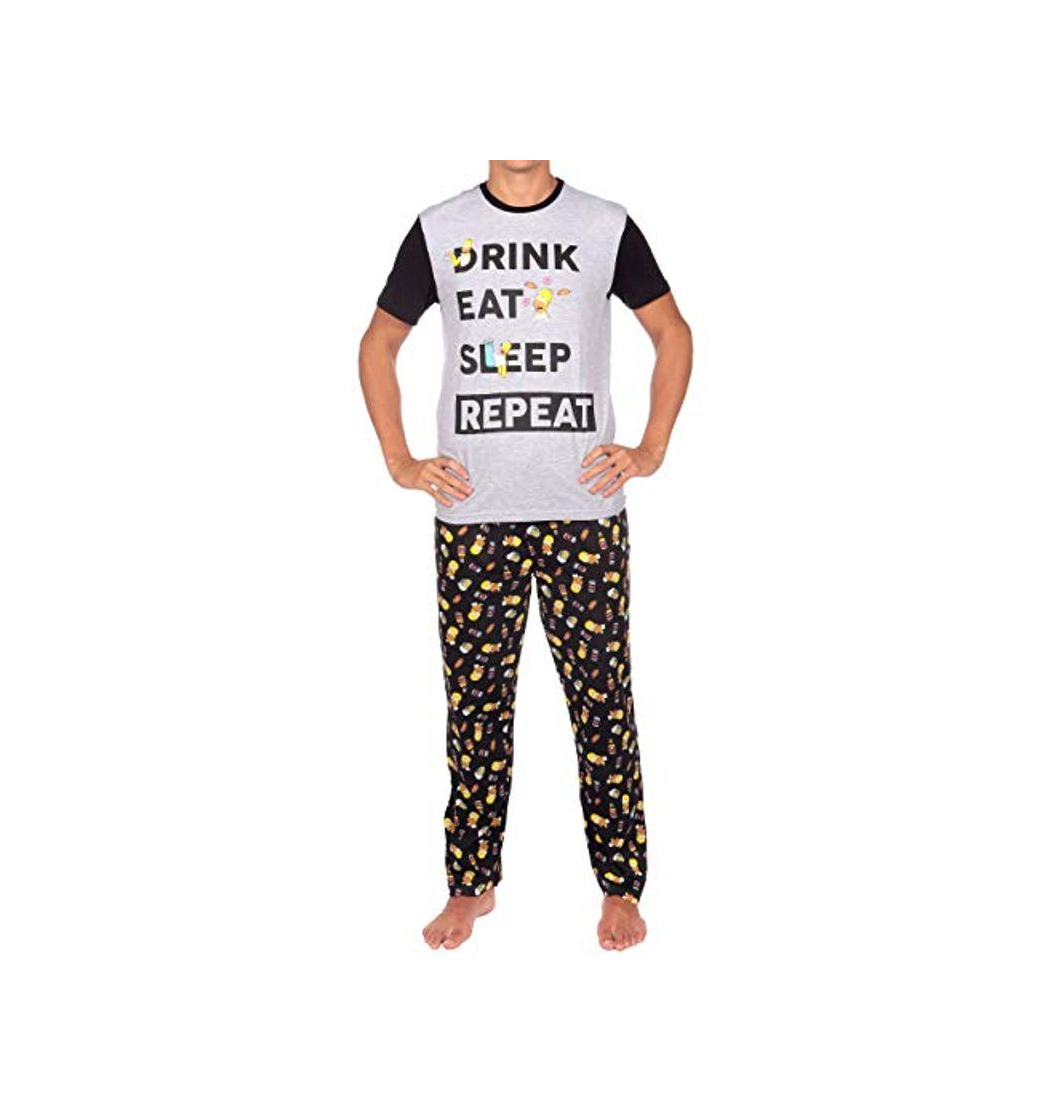 Producto The Simpsons Pijama para Hombre Los Simpsons Homer Multicolor Medium