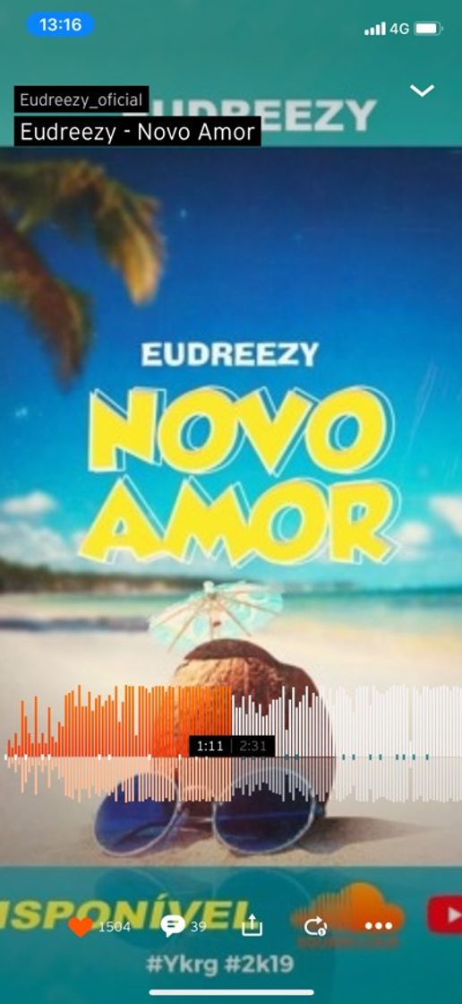 Canción Eudreezy - Novo Amor by Eudreezy_oficial 