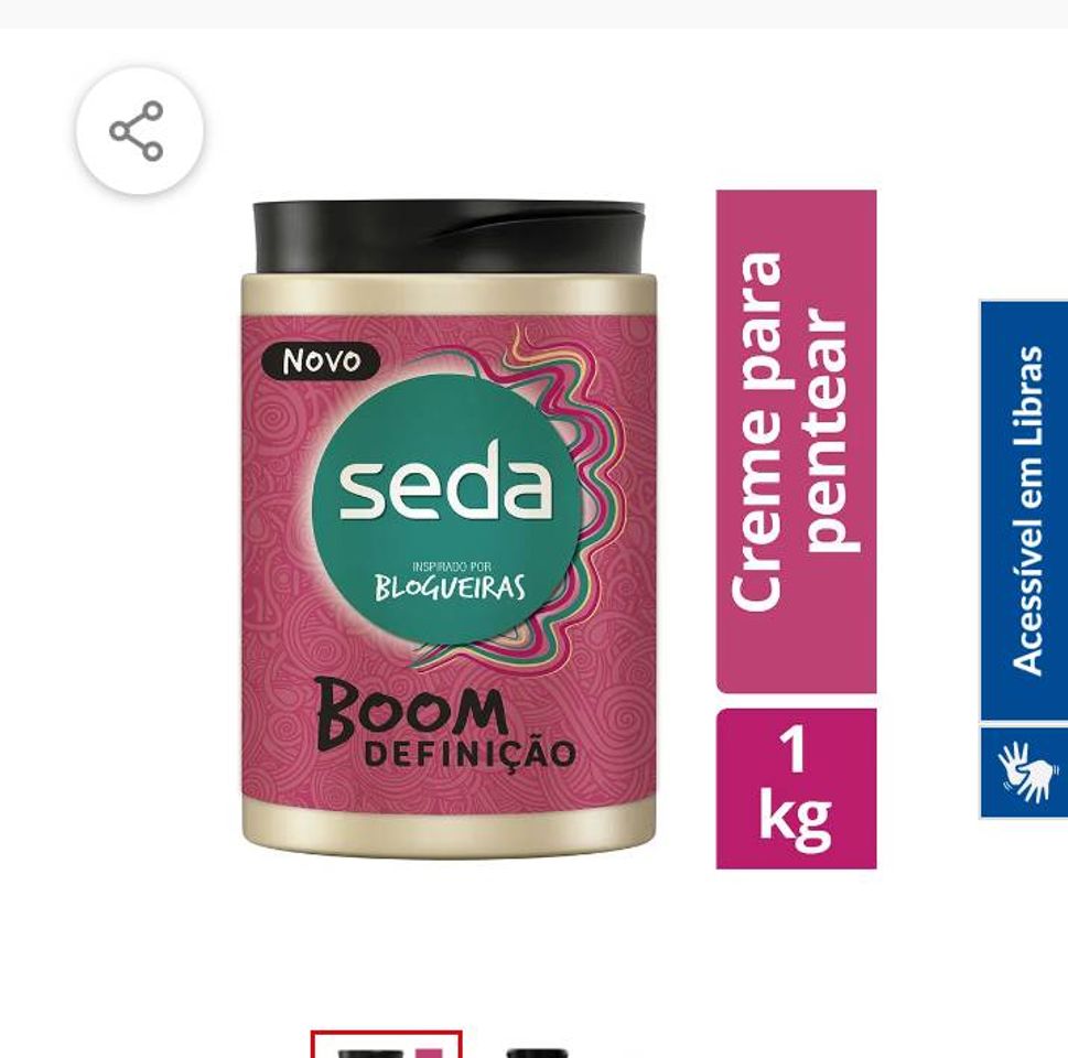 Fashion Creme para Pentear Seda Boom Definição 1000g | Ikesaki ...