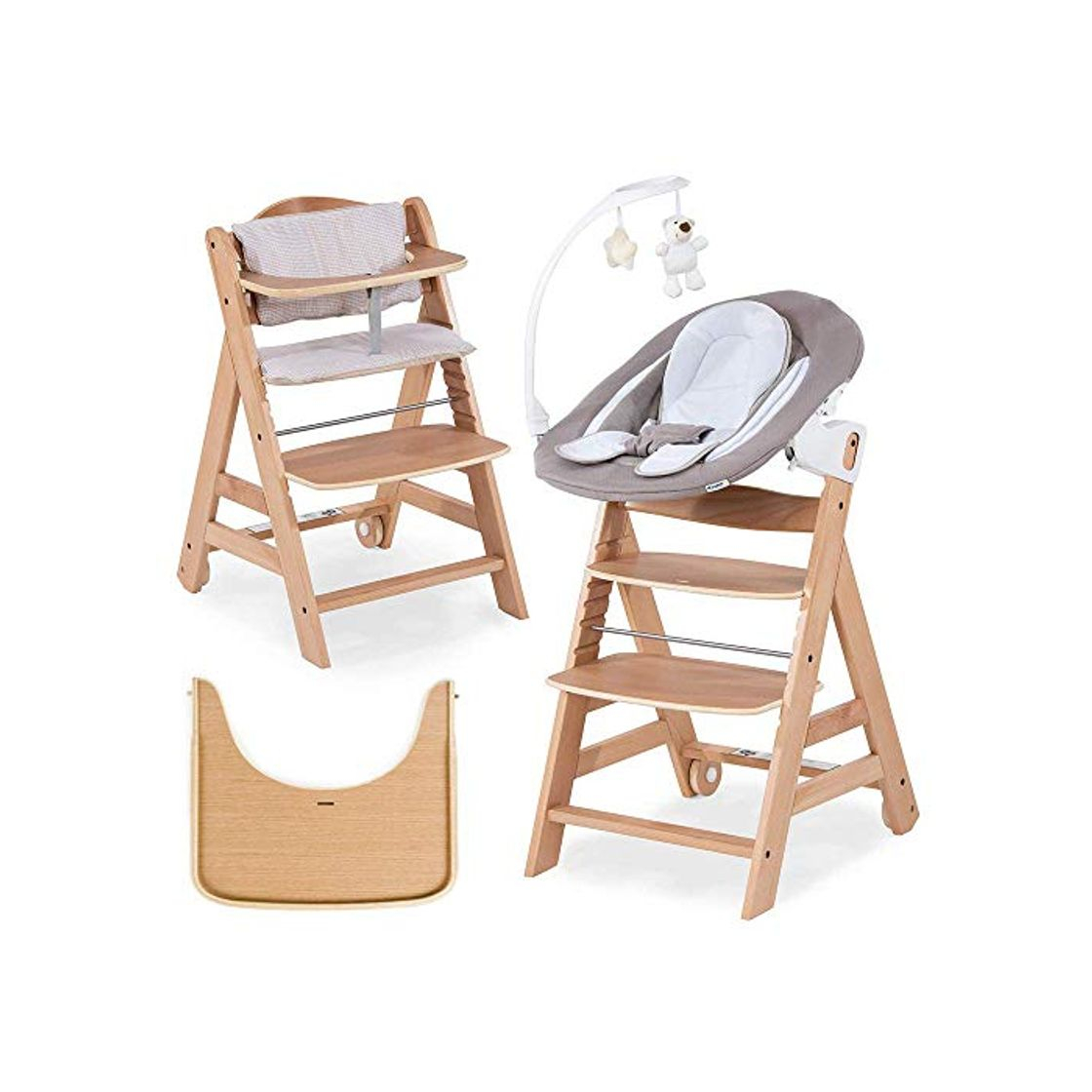 Producto Hauck Beta Plus Newborn Set Deluxe - Trona evolutiva con Hamaca reclinable